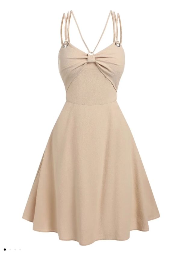 Knot Criss Cross Spaghetti Strap Midi Dress
https://shrsl.co