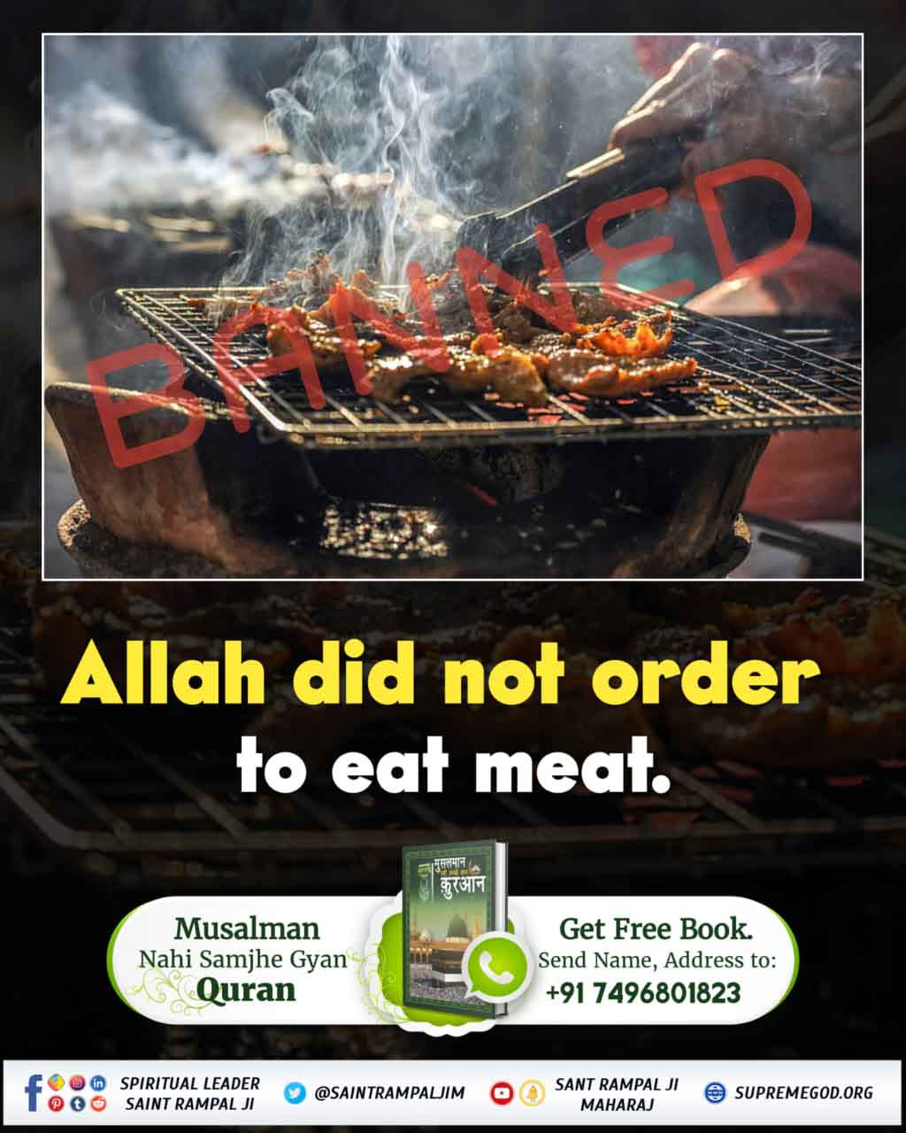 #बकरा_न_काटो

Never kill animals for Eating meat, they are e