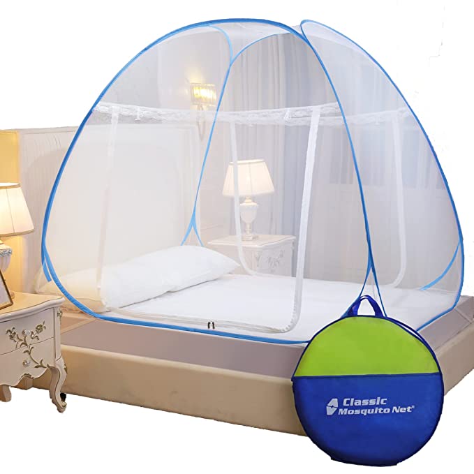Classic Mosquito Net, Polyester, Foldable for Double Bed, St