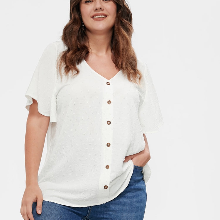 Solid Button V Neck Ruffles Blouse
http://shrsl.com/3m3x8