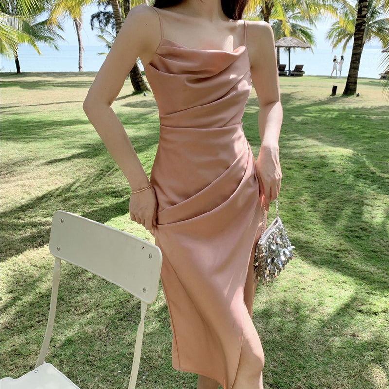 Summer french satin sexy sling slit long dress
http://shrsl.
