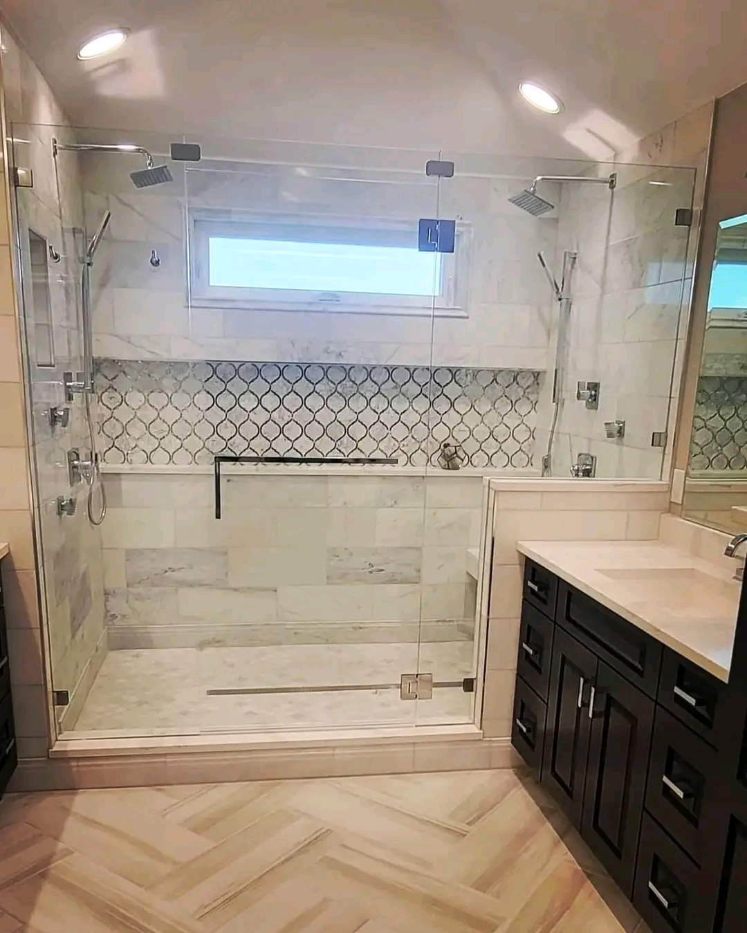 Shower with a view! We provide high quality glass for bathro