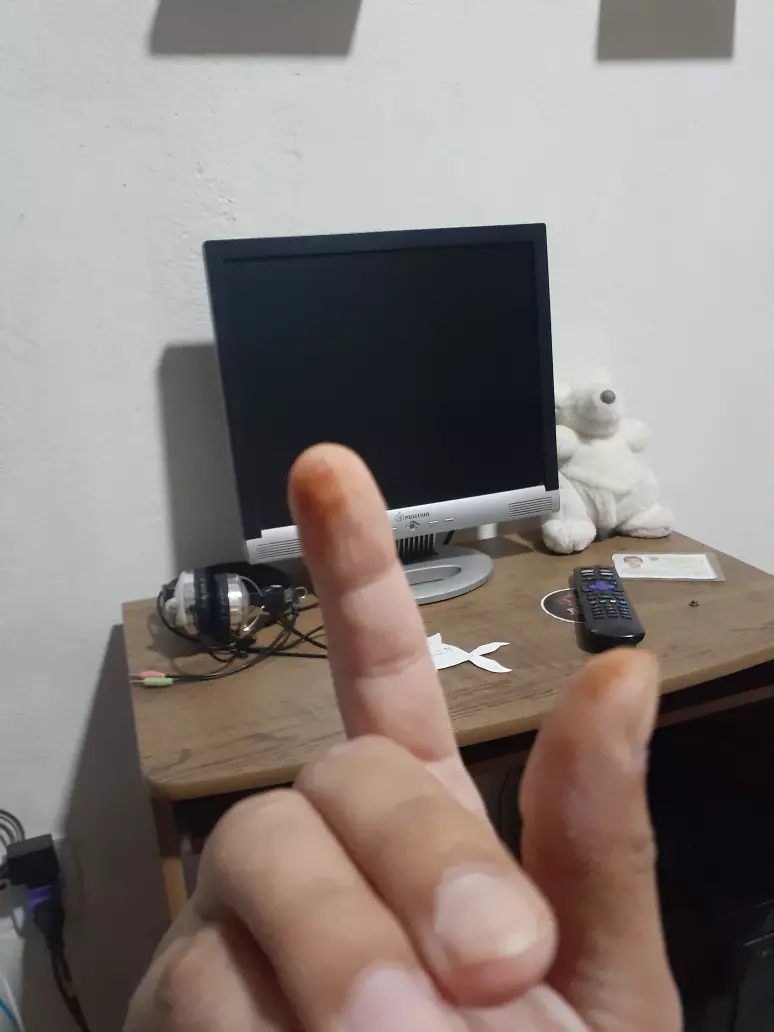ólha meu dedo kkk