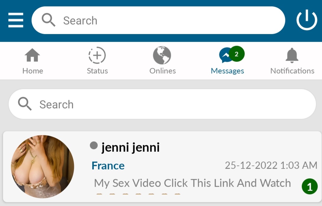 Fake name! Big bOObs!
What does the face look like?
An old h
