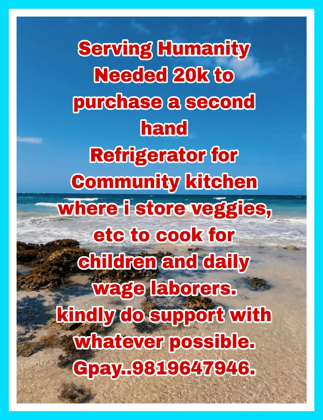 Hi
Needed 20k to purchase a second hand Panasonic Refrigerat