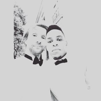 Mustapha et Jacques Difoum   (entre collègues)