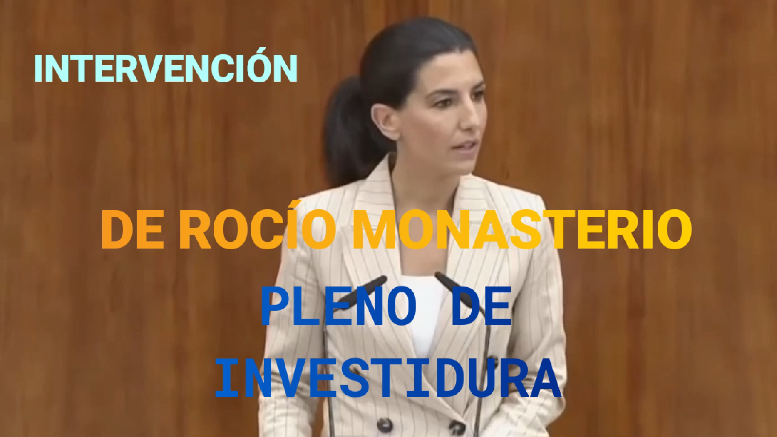 Declaraciones de Rocío Monasterio 
Asamblea de Madrid.
Ver a