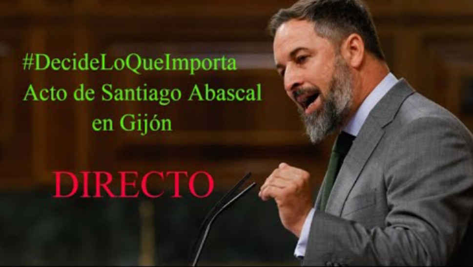‼️ #DecideLoQueImporta | Acto con Santiago Abascal en Gijón.