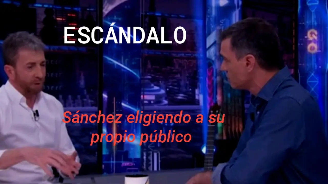 Escándalo Sánchez eligiendo su propio público.
Ver aquí: htt