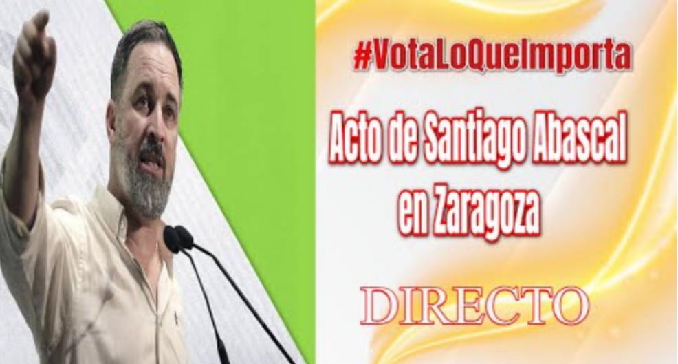 #VotaLoQueImporta | Acto de Santiago Abascal en la ciudad de