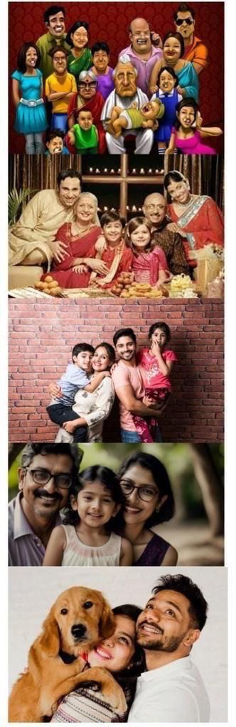 बड़ा से छोटा फैमिली