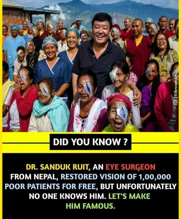 #Nepal #Nepalese  Nepal famous for eyes surgeon