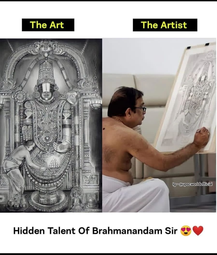 #brahmanandam south comedy actor. #talented #artist