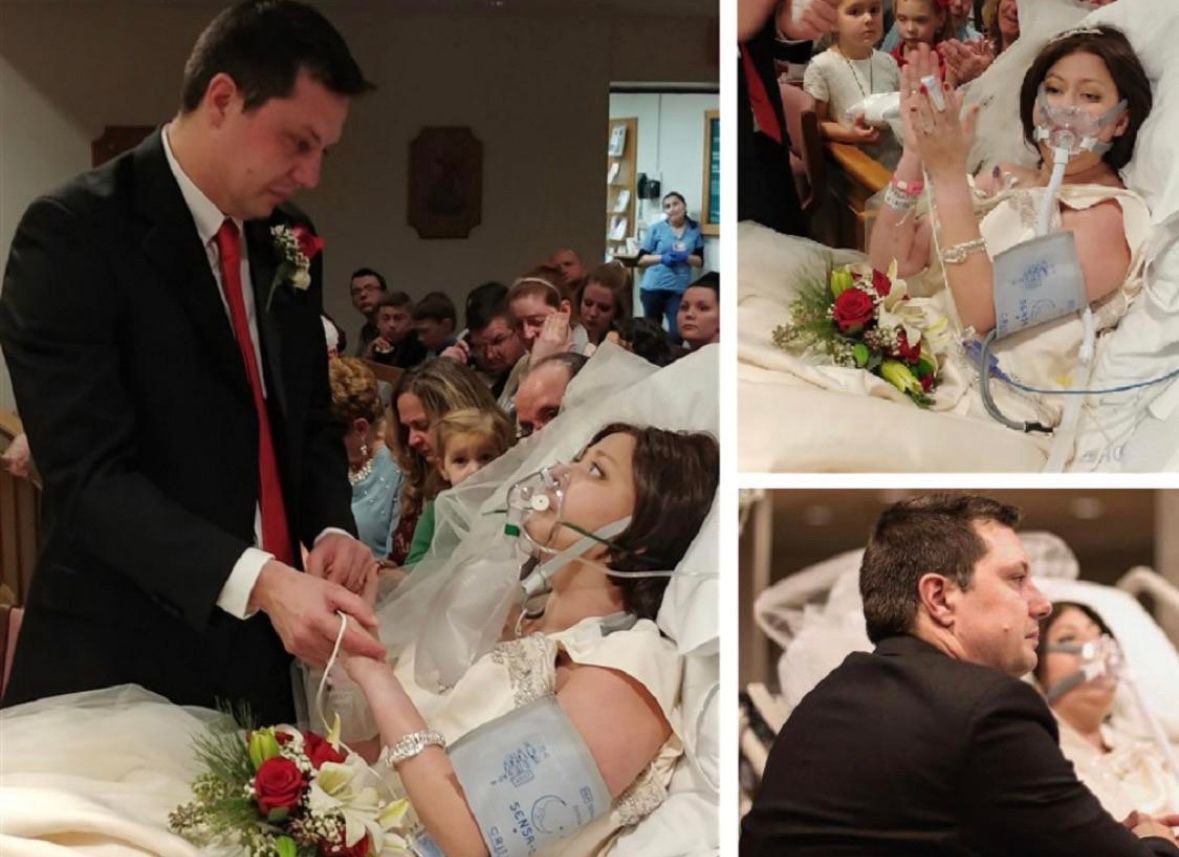 This woman got married in a hospital hours before she died o