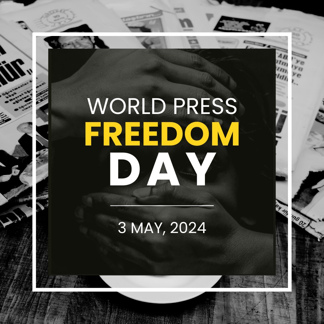 On '3𝘳𝘥 𝘔𝘢𝘺' of every year, we celebrate
Happy World Press F