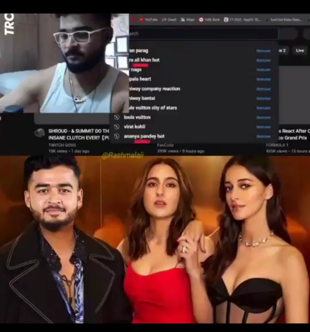 Riyan Parag has forgotten YouTube history deleted 😄 
#Indian