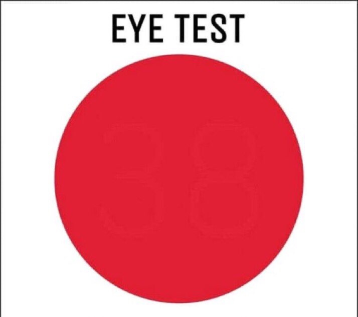 what number do you see? 
#EyeTest