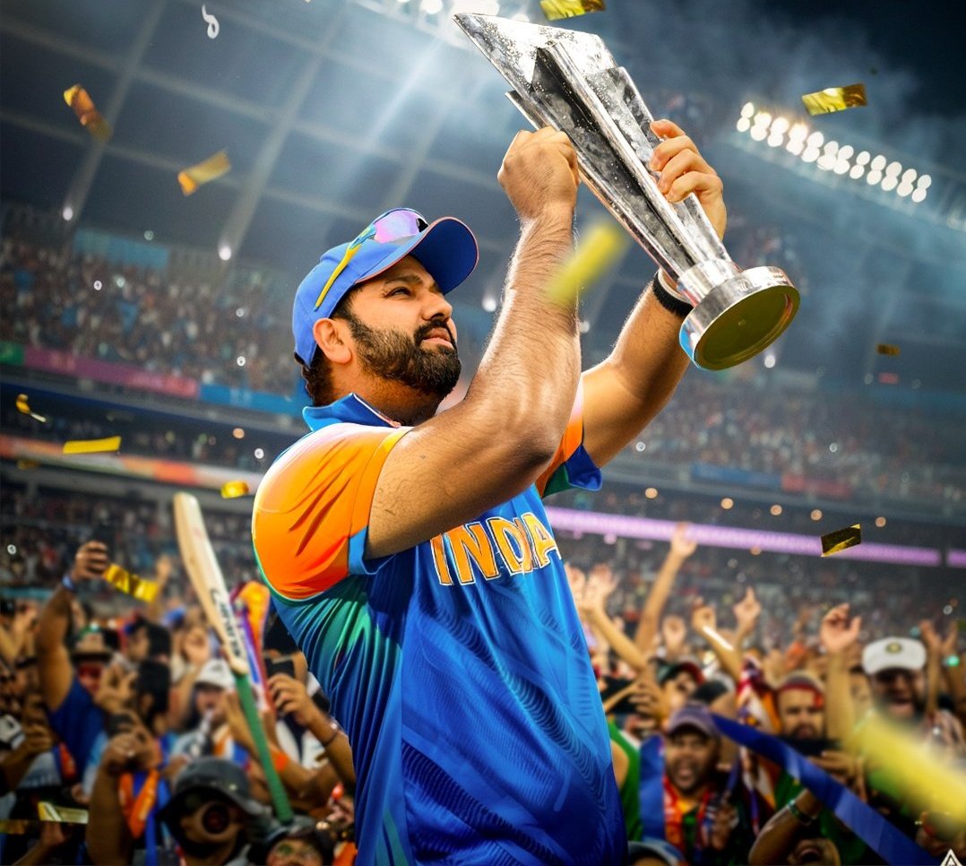 India won the T20 ICC World Cup 2024 
#IndianTeam