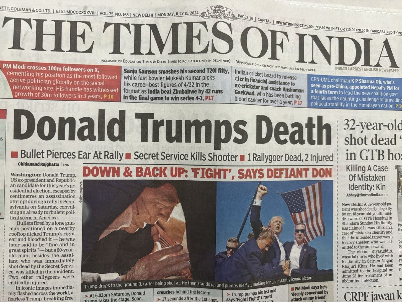 What a headline newspaper!!! 📰