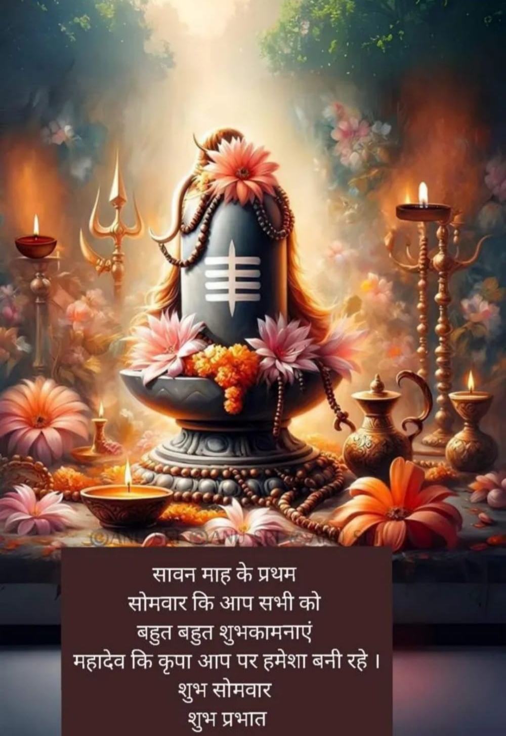 सावन माह के प्रथम सोमवार - आप सभी देशवासियों की शुभकामनाएं!!