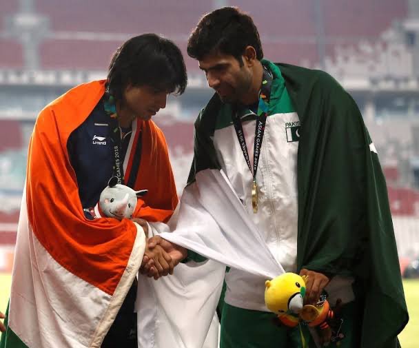 Indian wins a silver medal in Olympic games and Pakistani wi
