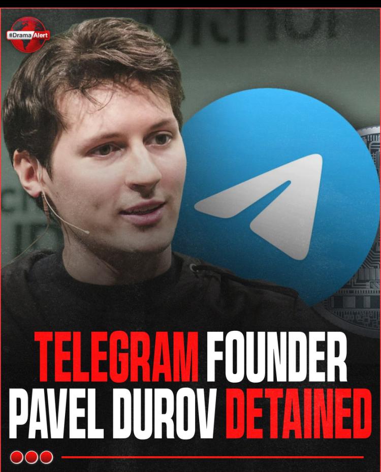 #Telegram #founder and #CEO, #PavelDurov, arrested in #Franc