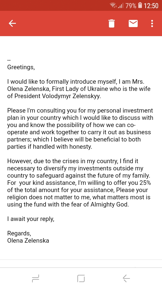 Scammers are mailing like this. Did you get this type of mai