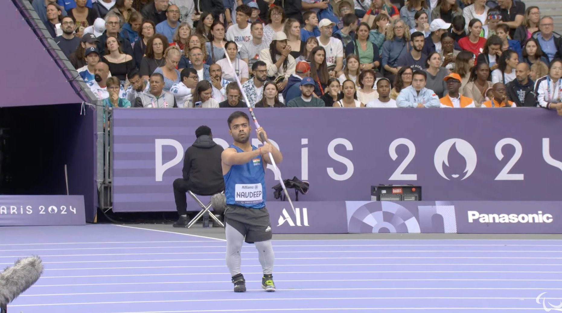 Silver Medal 🥈 for Navdeep in Javelin Throw in Paralympic Ga