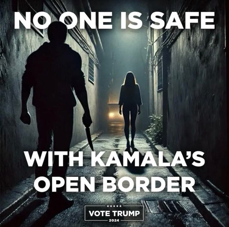 NO ONE IS SAFE WITH KAMALA´S OPEN BORDER #Trump2024 #VoteTru