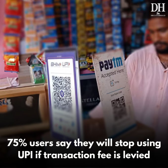 75 percent users say they will stop using UPI if the transac