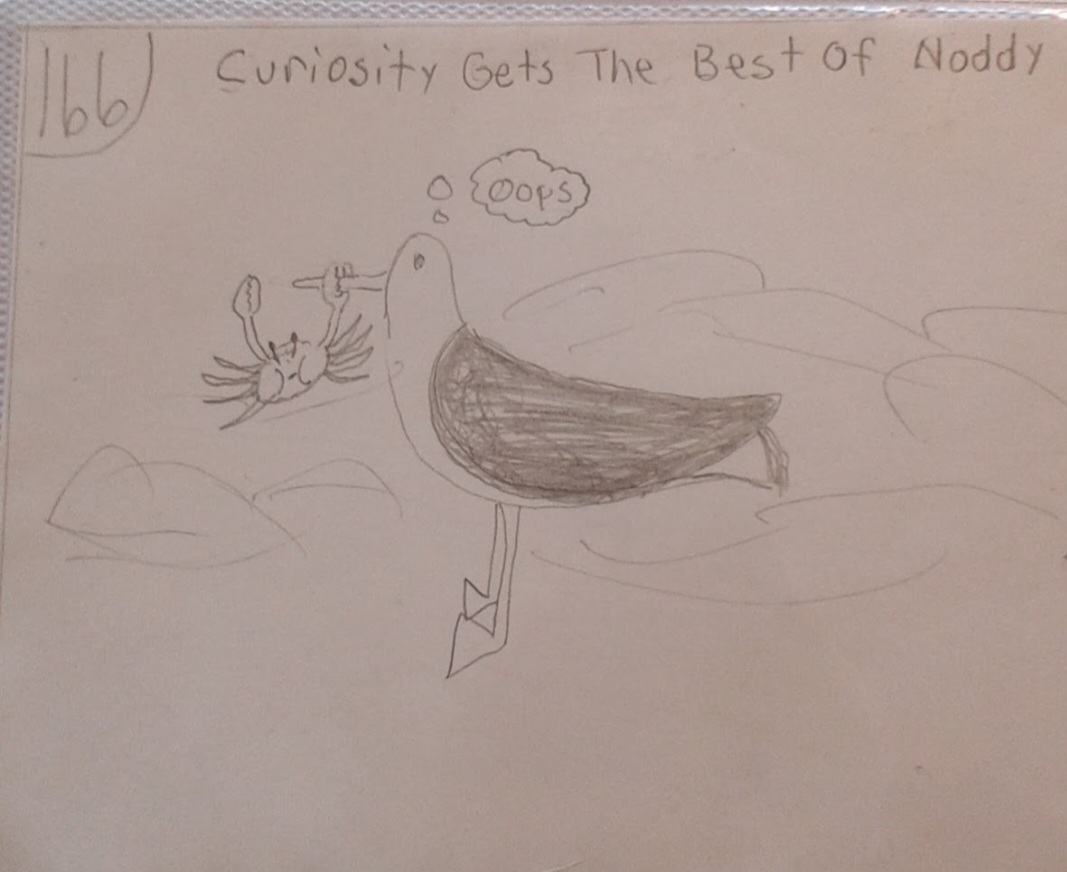 From "The Poor Brown Baggin' Seagull's Dilemma!" My own comi