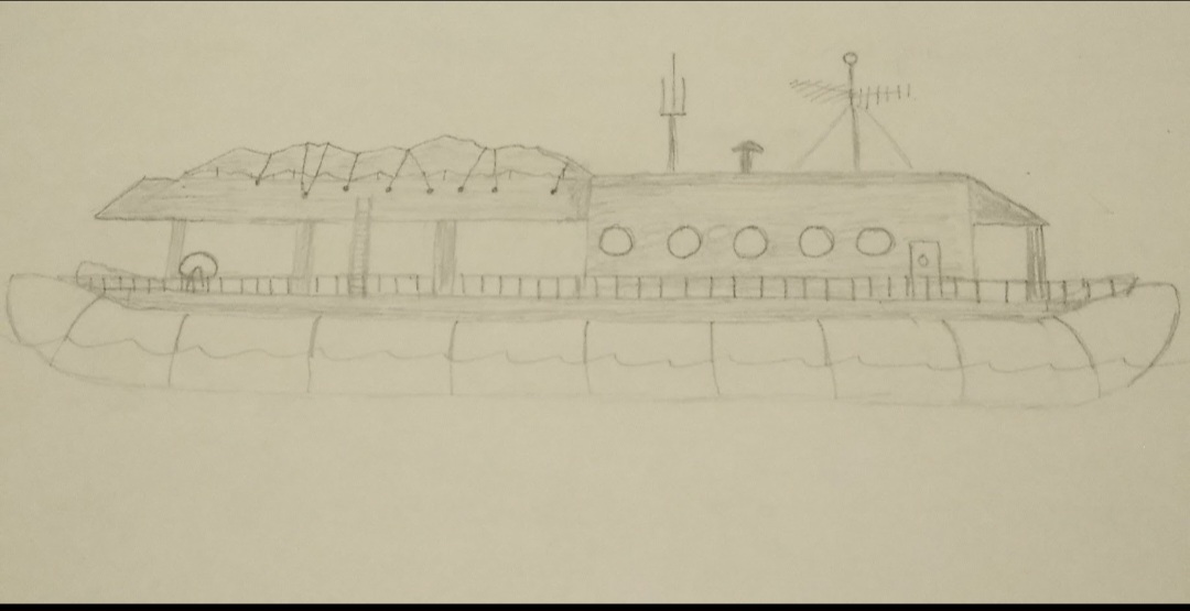 A swamp river boat.