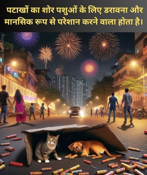 "कृपया दीयों और फुलझड़ियों के साथ उत्सव मनाएं।" #StopUseCrac