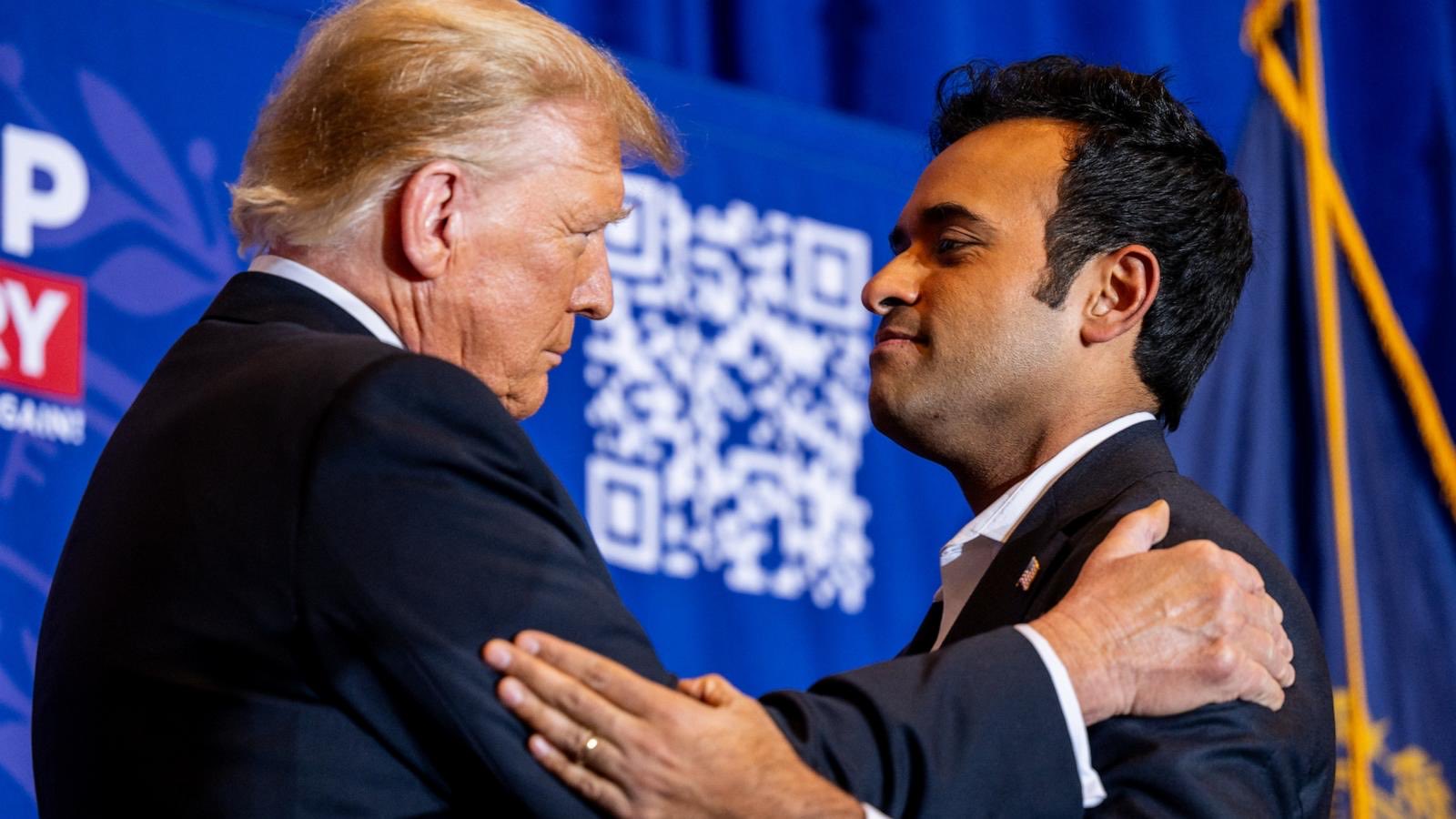 Trump announces Vivek Ramaswamy will lead the Department of 