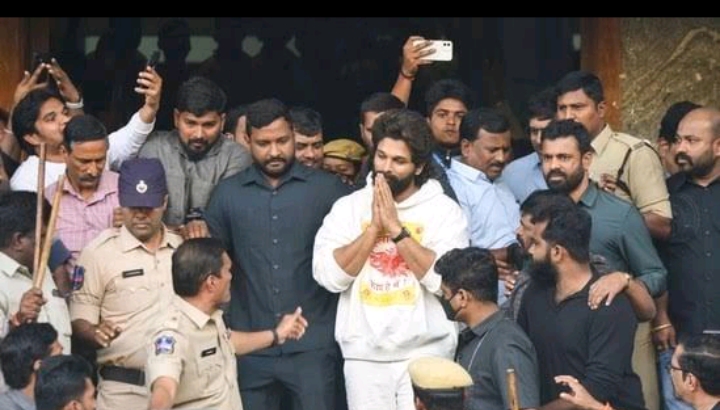 Allu Arjun got bail, It just took in 1day. 

this is the pow