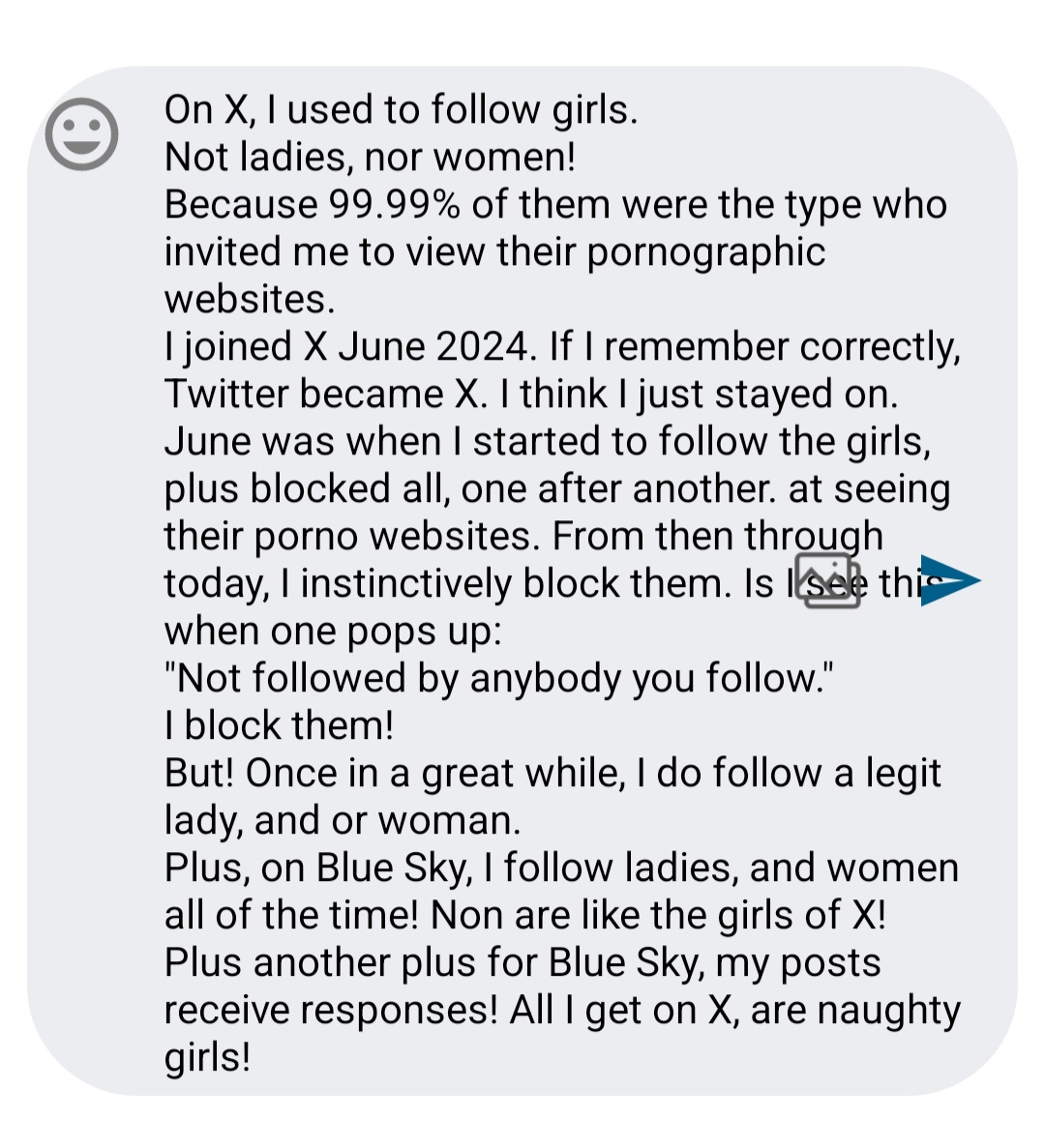 What happened to the post that was something about the Blue 