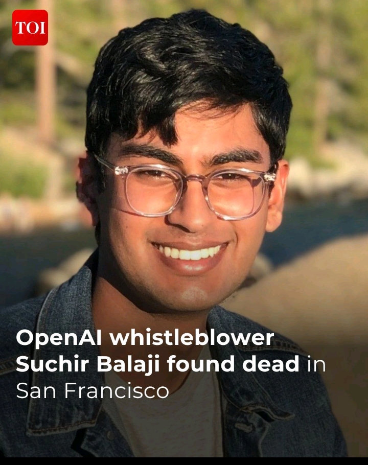 Suchir Balaji, a 26-year-old former researcher at OpenAI who