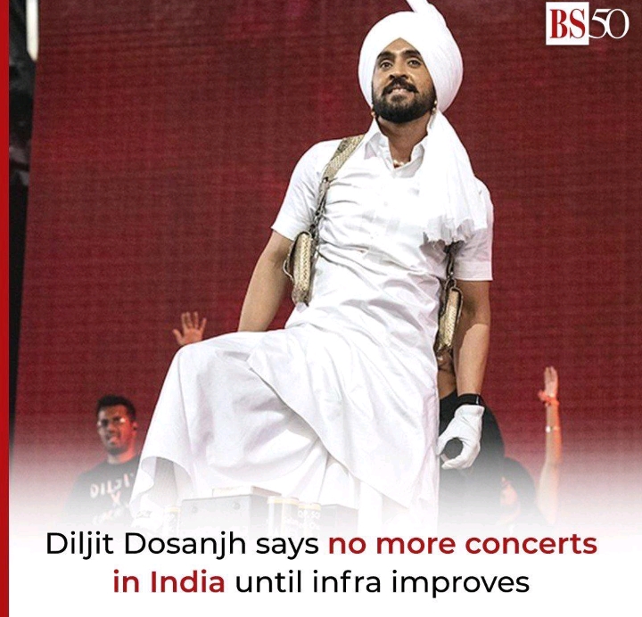 It's called free speech..#Diljit
He says "no more concerts i