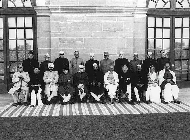 First cabinet of free India