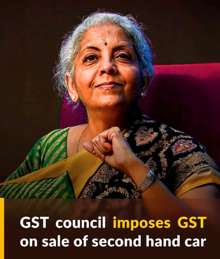 18 percent tax on sale of second hand car 🚗 #gst #tax