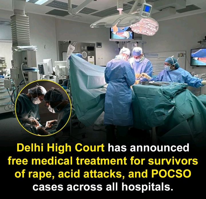 Delhi High Court has announced free medical treatment for su