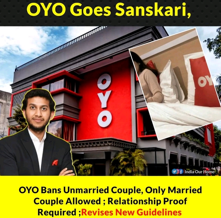 only married couples allow #OYO 

OYO goes sanskari!!!