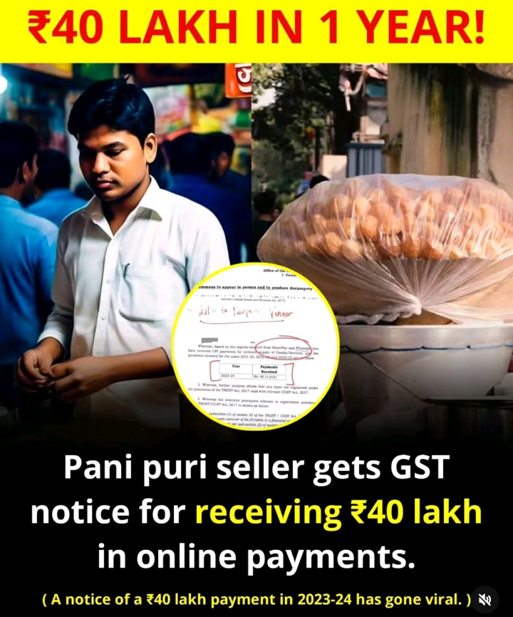 40 lakhs earning in 1 year, He got #gst notice.
#upi