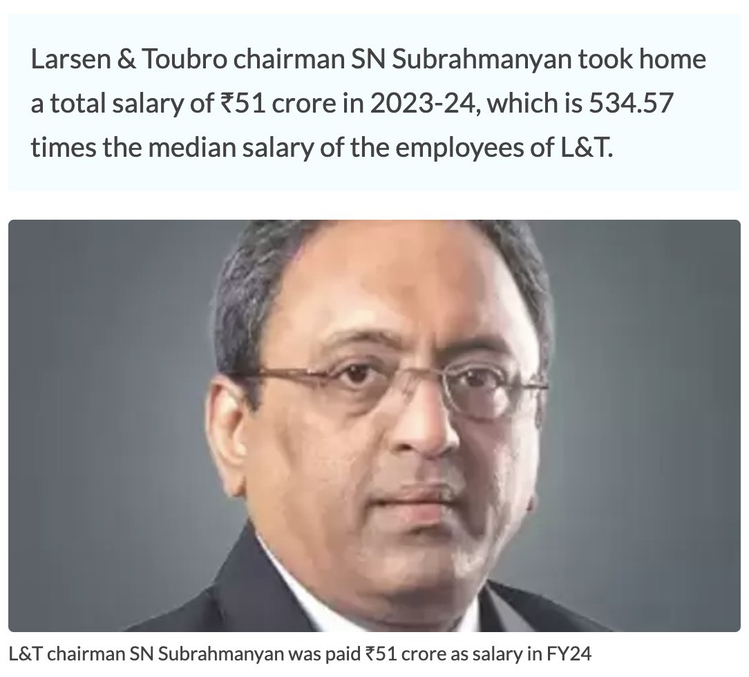 L and T chairman want employees to work 90 hrs/week includin