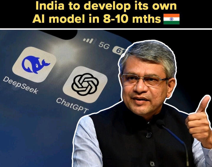 India to develop its own AI in 8- 10 months. 

One notable i