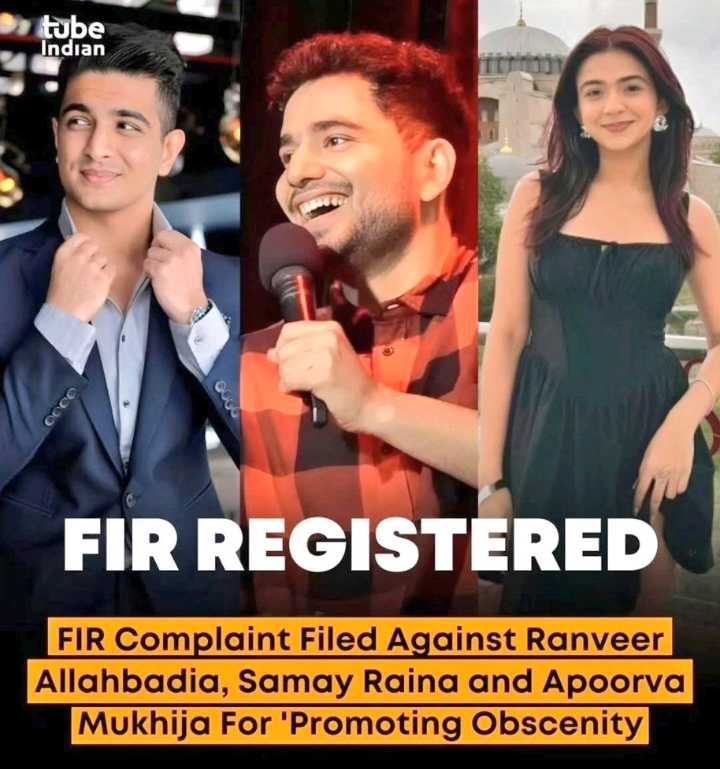 FIR REGISTERED! 
Samay Raina, Ranveer Allahbadia and Apoorva