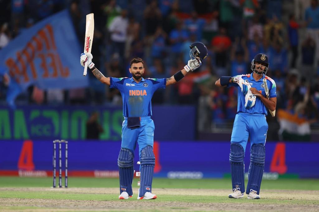 Virat Kohli की शतक और इंडिया की जीत की बधाई! 
इस बार champio