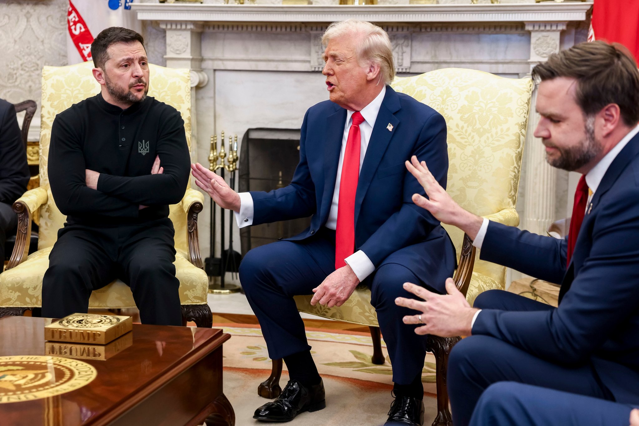 The level of debate between Trump and Zelensky deteriorated 