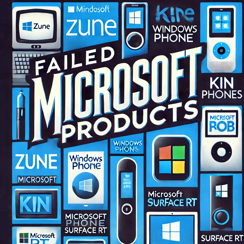 Microsoft has had several product failures over the years, i
