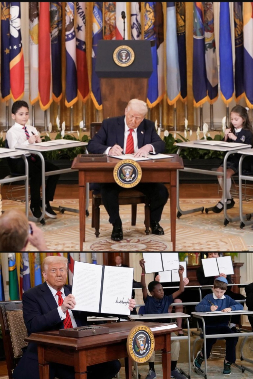 US President Donald Trump signed an order to abolish the Dep